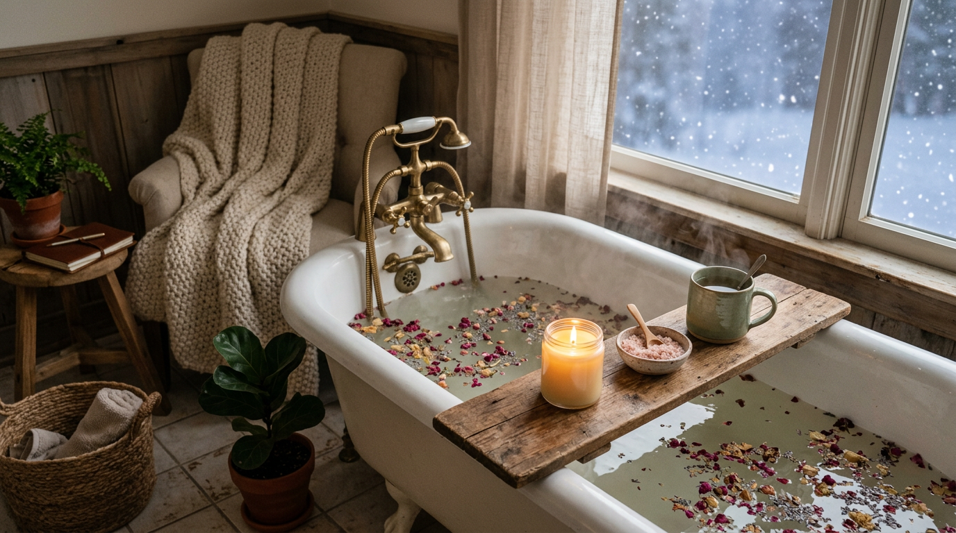 Nourishing Winter Bath Recipe Ideas: Cozy DIY Soaks for Dry Skin